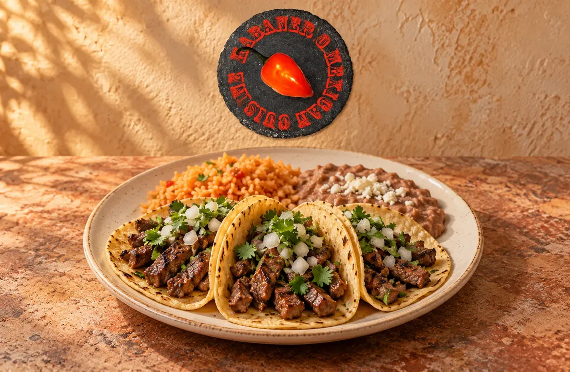 Beautifully plated dish at Habanero Mexican Cuisine