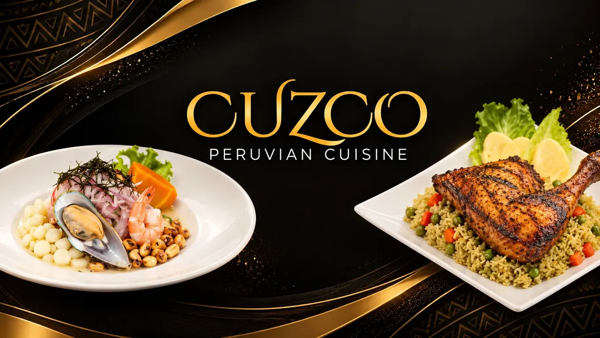 Beautifully plated dish at Cuzco Irving