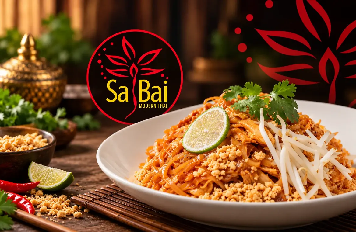 Beautifully plated dish at Sa Bai Modern Thai - Demo