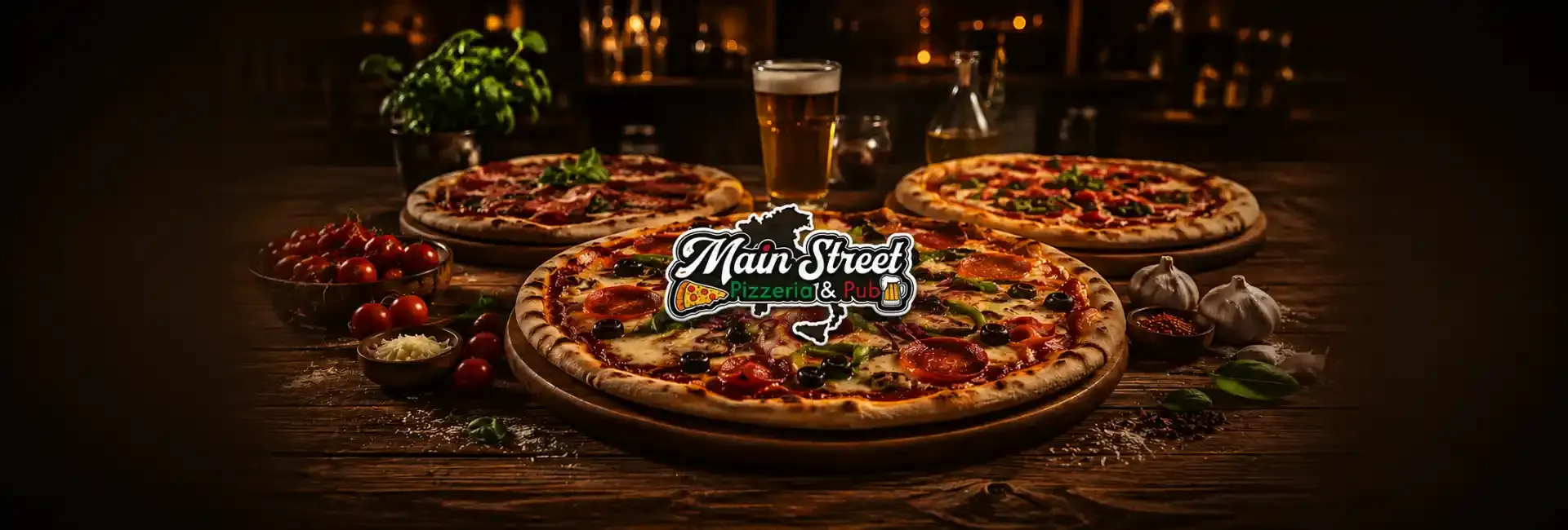 Main Street Pizzeria & Pub - Promotional Banner