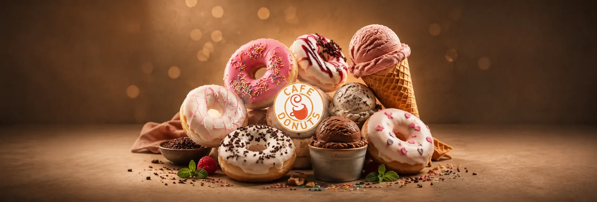 Cafe Donuts & Ice Cream - Demo - Promotional Banner