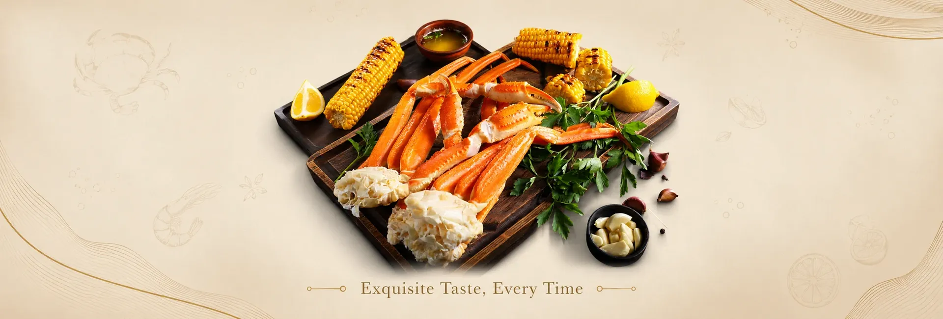 Golden Grill & Cajun Seafood - Demo - Promotional Banner