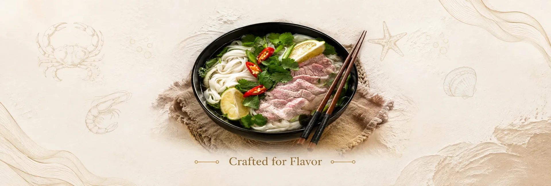 Pho & Seafood - Promotional Banner