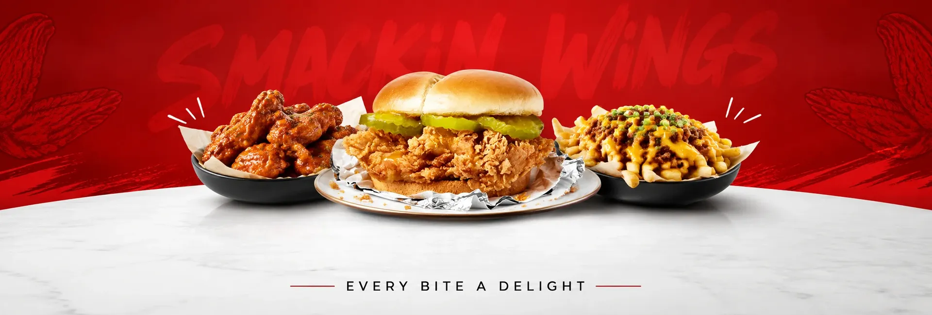 Smackin’ Wings - Demo - Promotional Banner