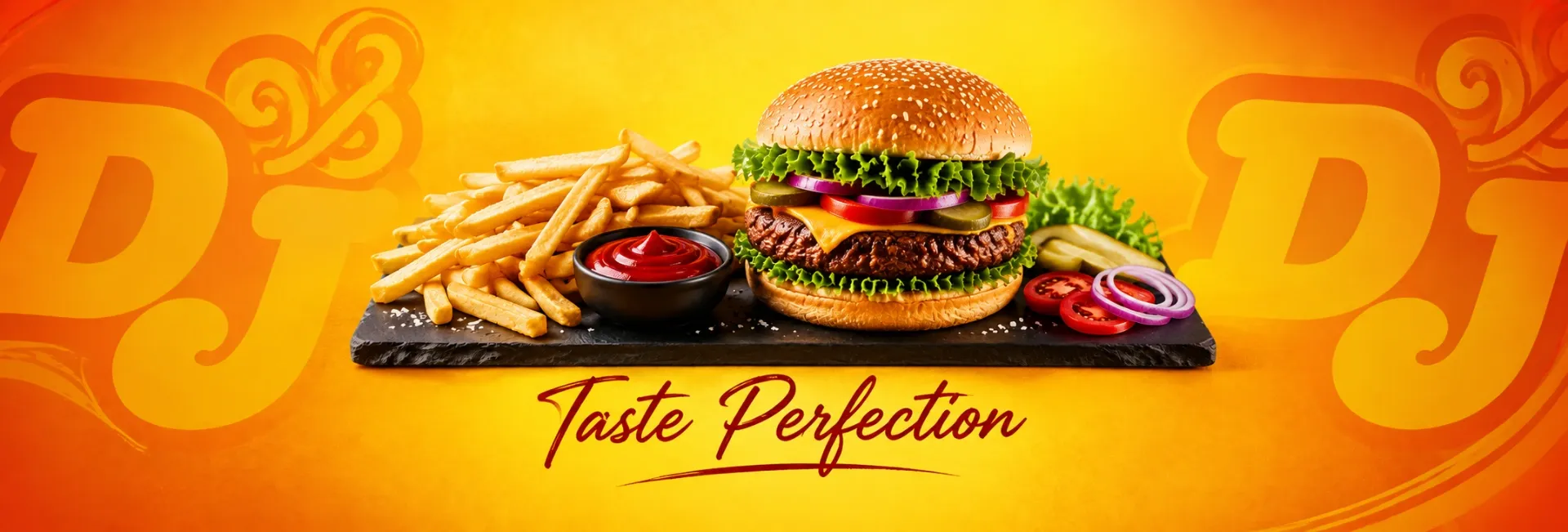 D&J Fish and Chicken - Promotional Banner