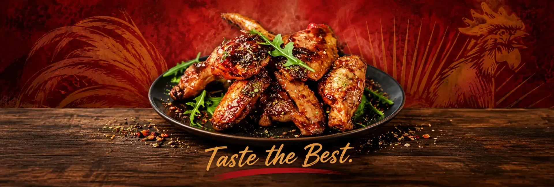 Cora's Best Chicken Wings - Demo - Promotional Banner