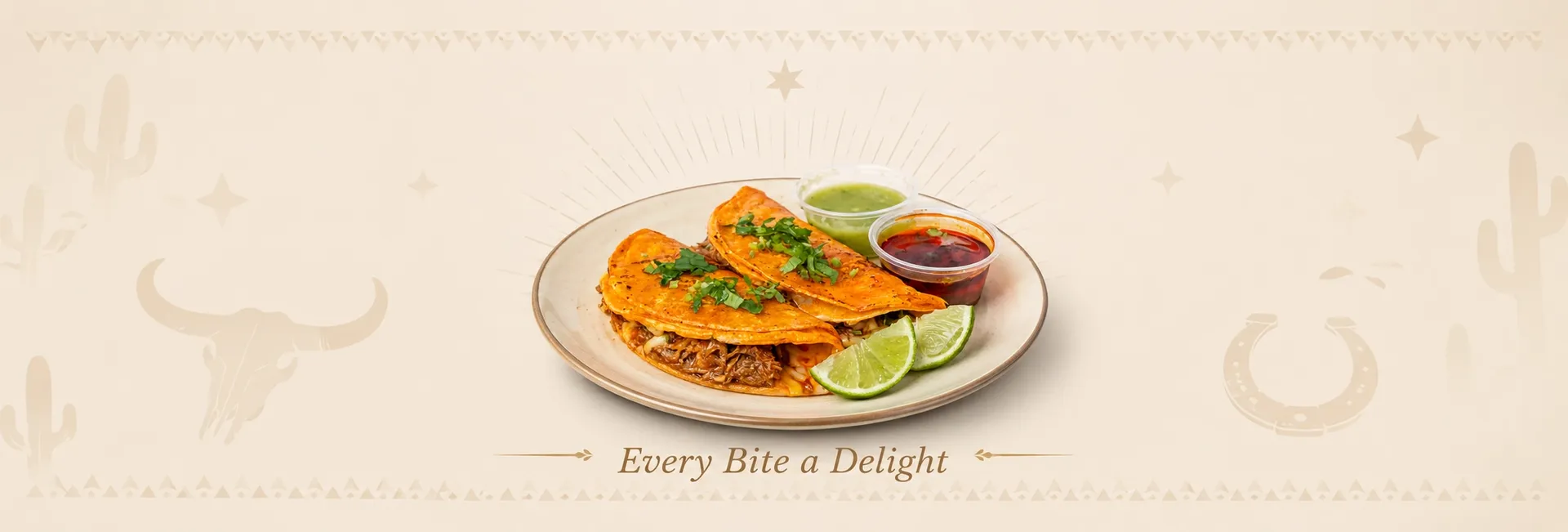 Cowboys Tortas y Tacos - Promotional Banner