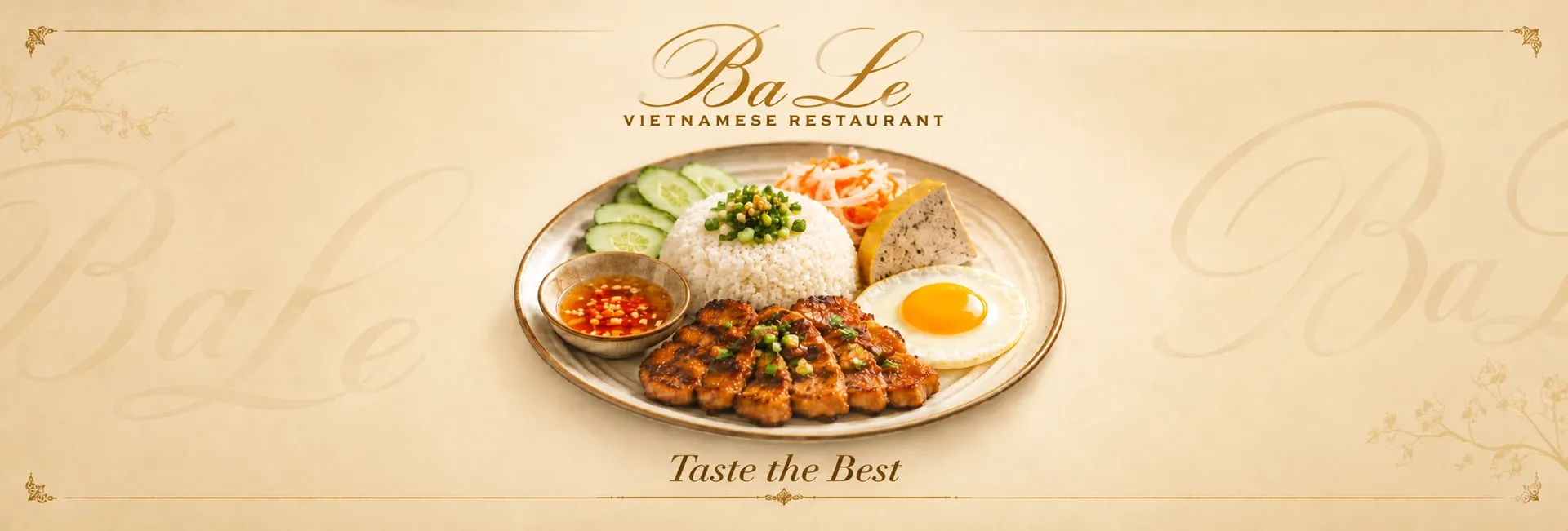 Ba Le Vietnamese Restaurant - Demo - Promotional Banner
