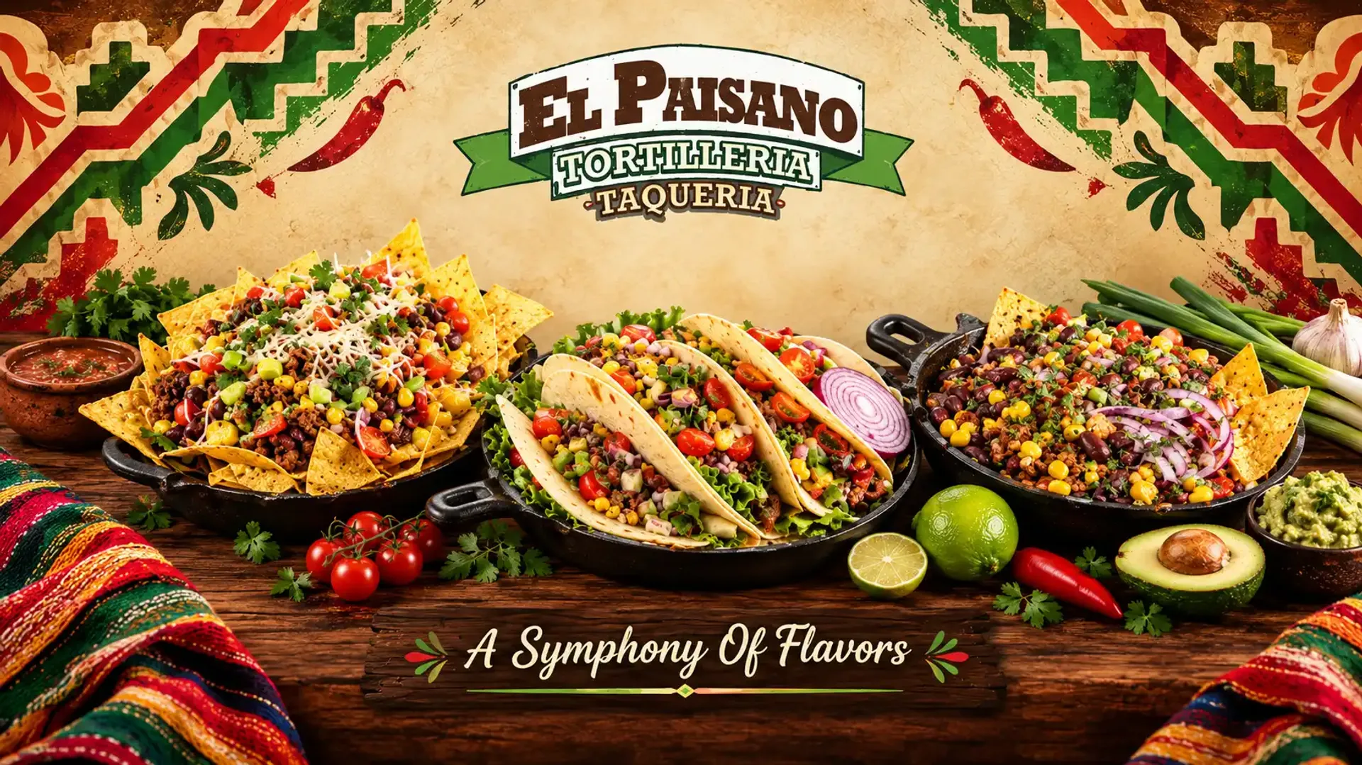 El Paisano Tortilleria - Promotional Banner