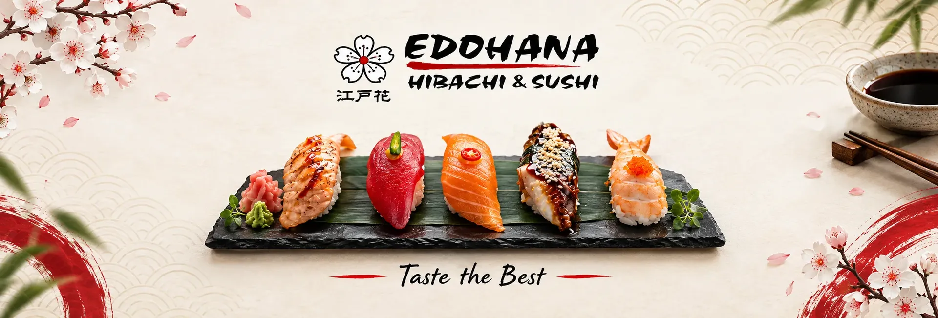 Edohana Hibachi and Sushi - Fort Worth - Promotional Banner