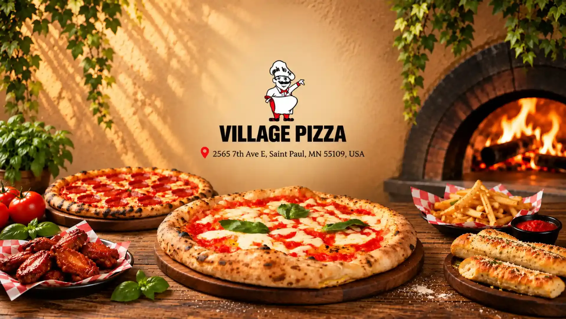Village Pizza - Demo - Promotional Banner