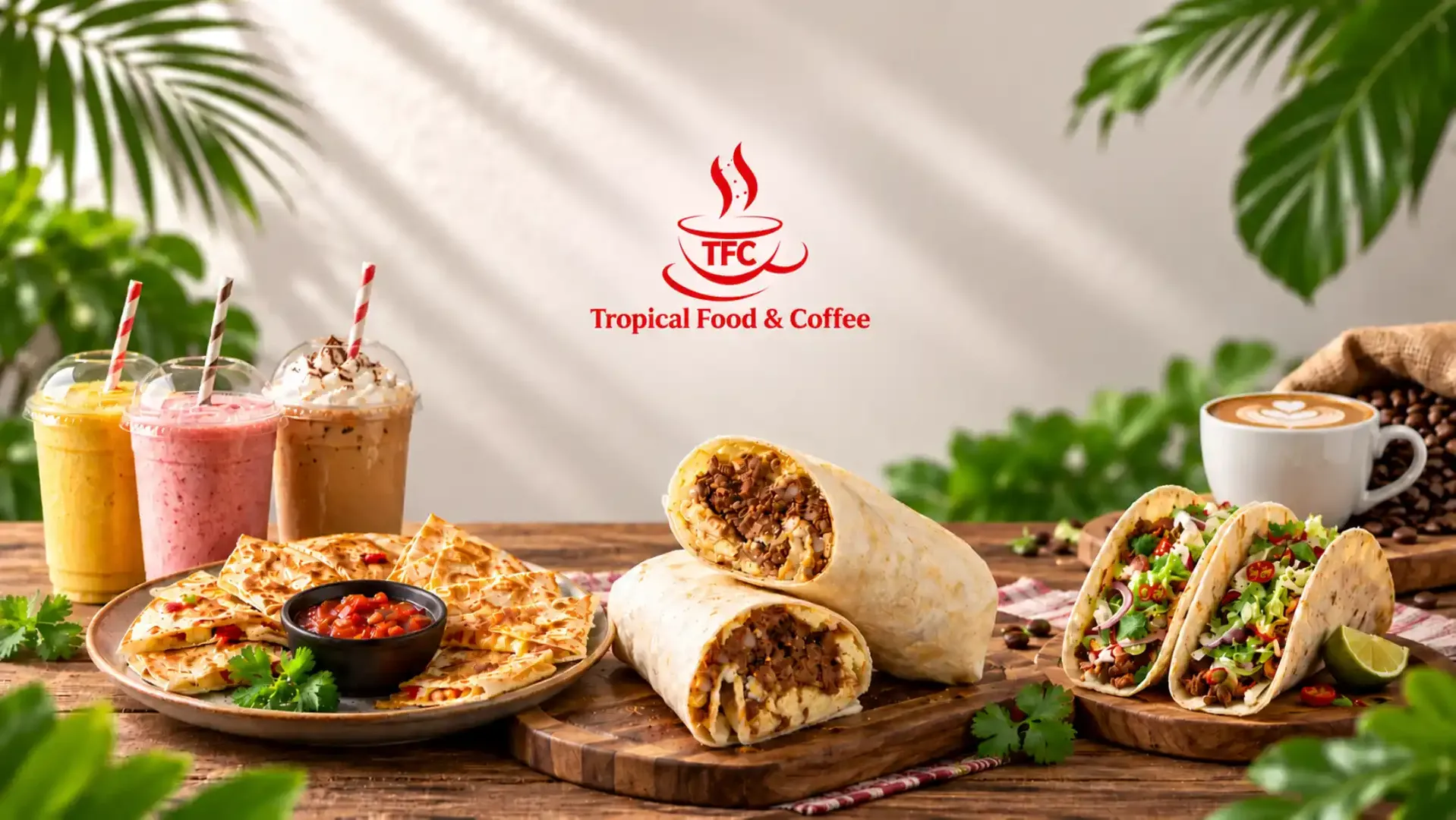Tropical Food & Coffee - Demo - Promotional Banner