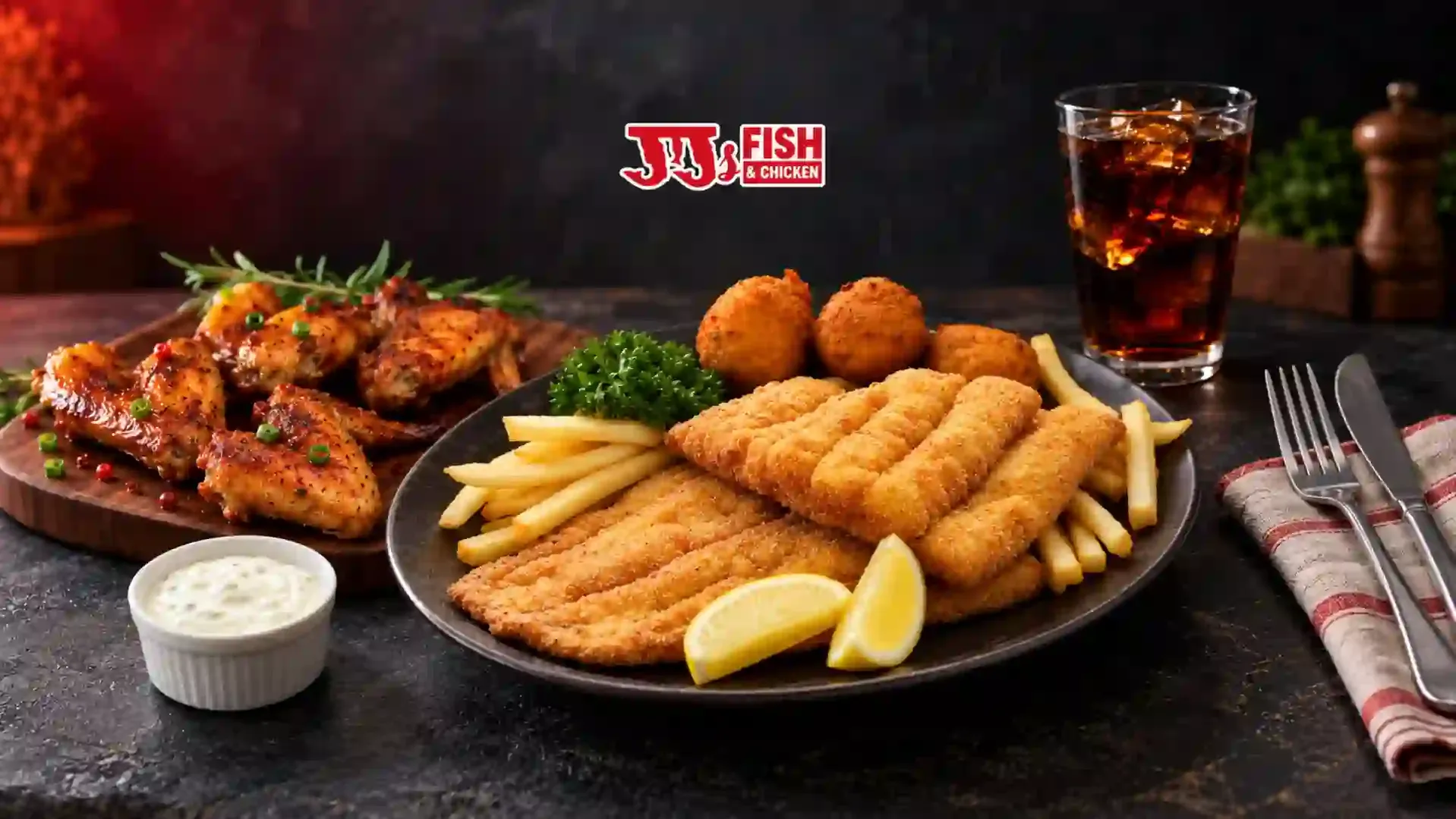 JJ's Fish and Chicken - Demo - Promotional Banner