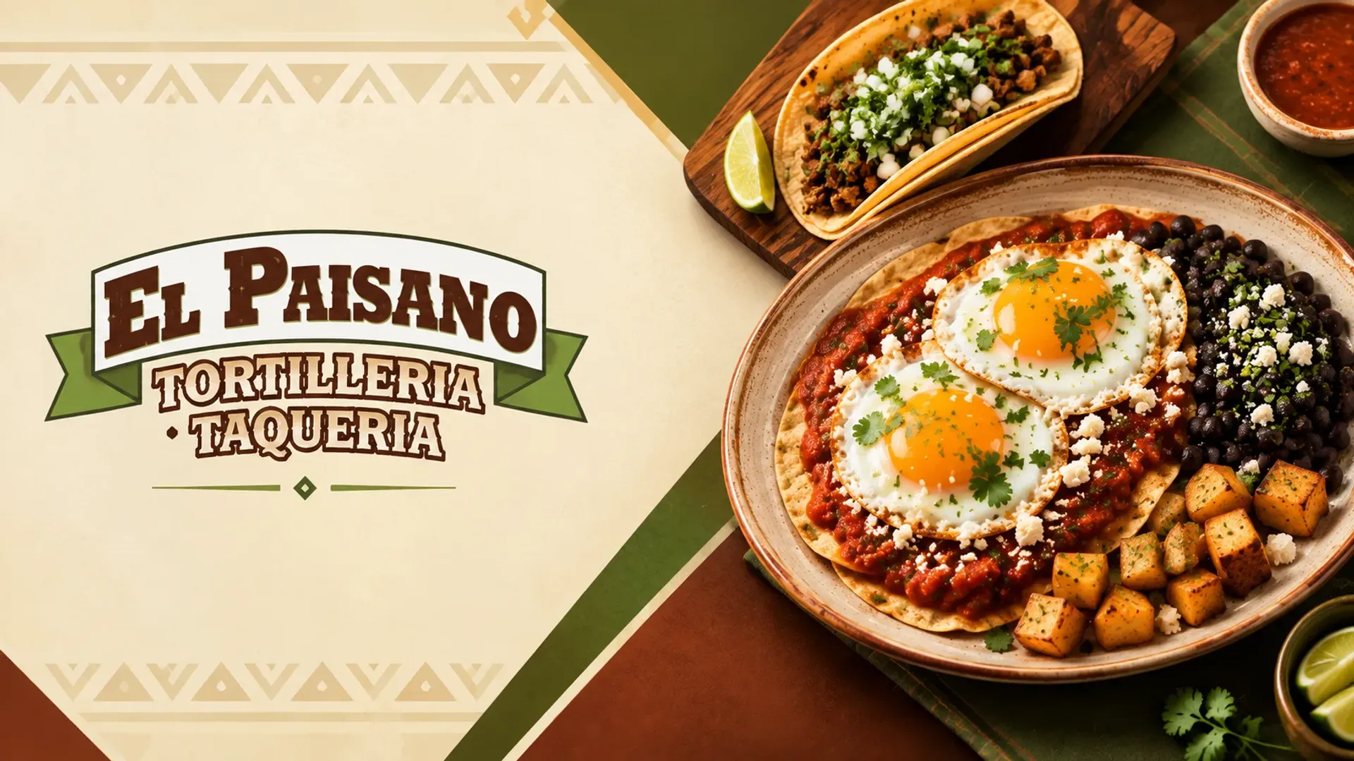 El Paisano Tortilleria - Promotional Banner
