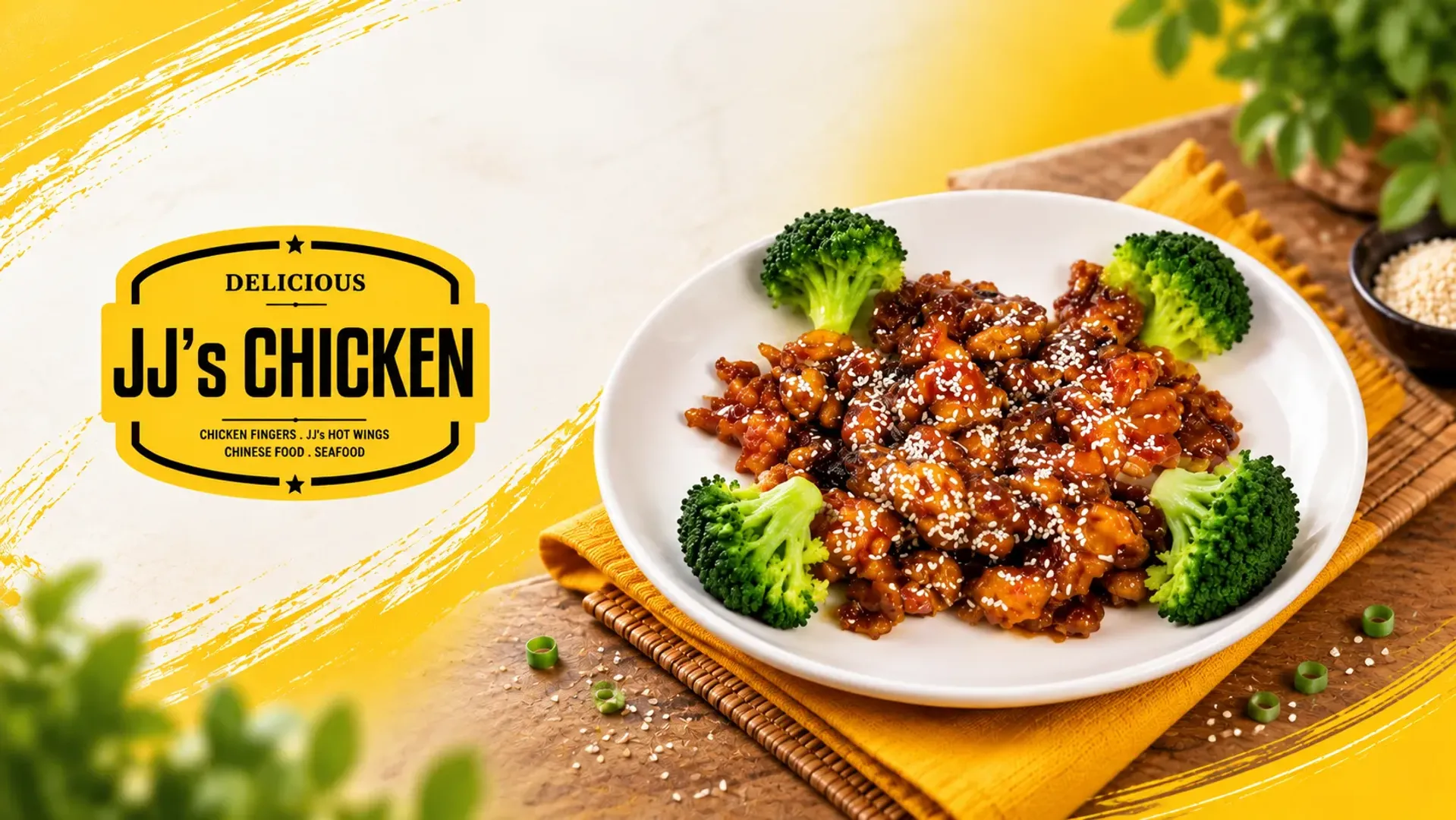 JJs Chicken and Rice - Promotional Banner