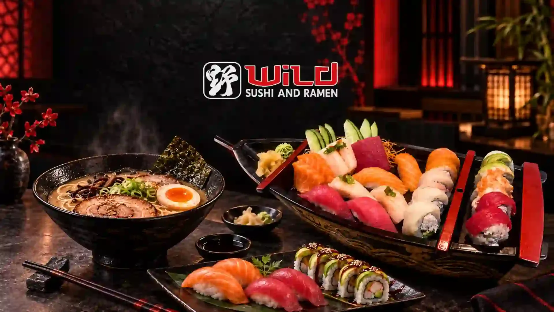 Wild Sushi And Ramen - Promotional Banner