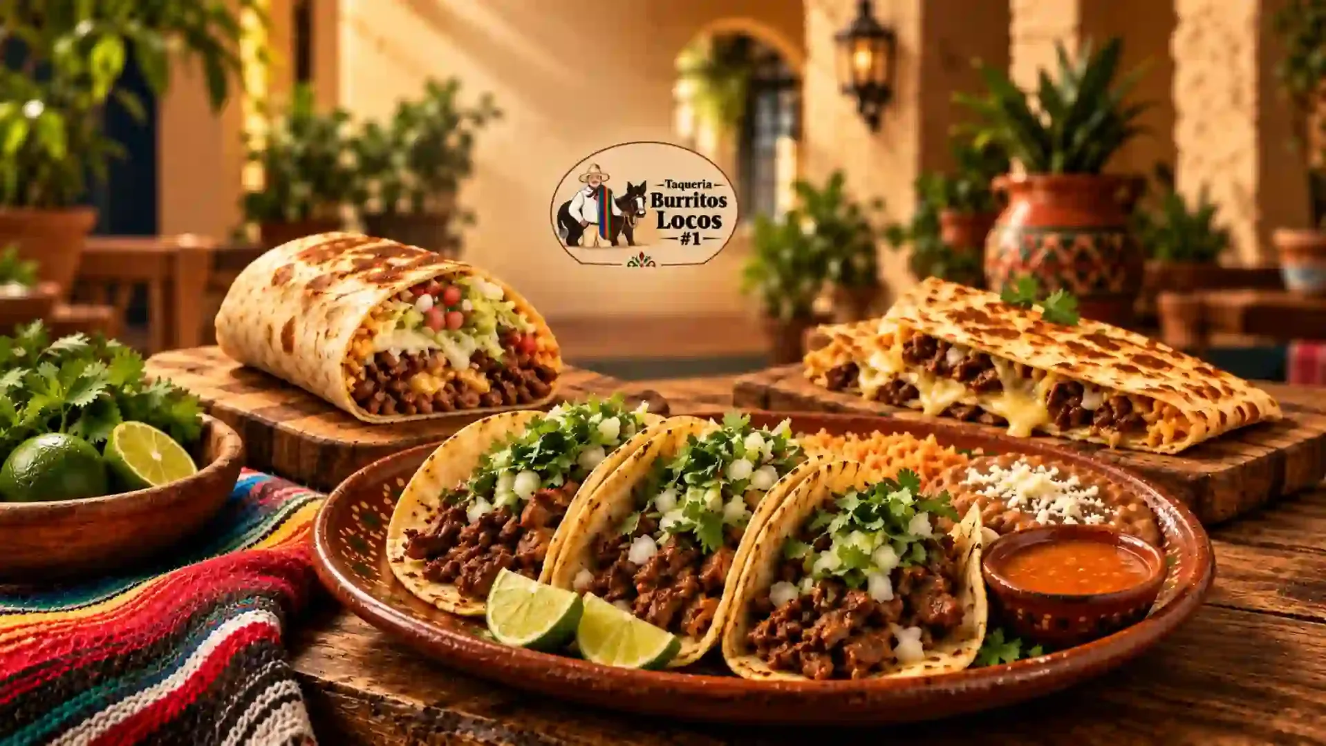 Taqueria burritos locos - Promotional Banner