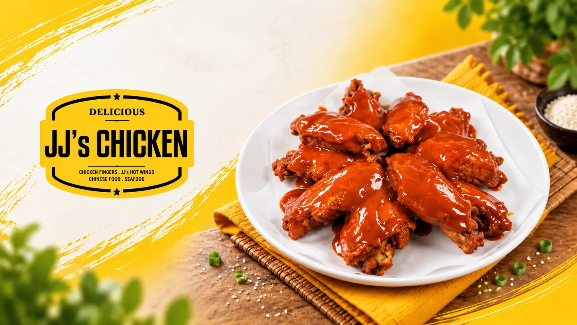 JJs Chicken and Rice - Promotional Banner