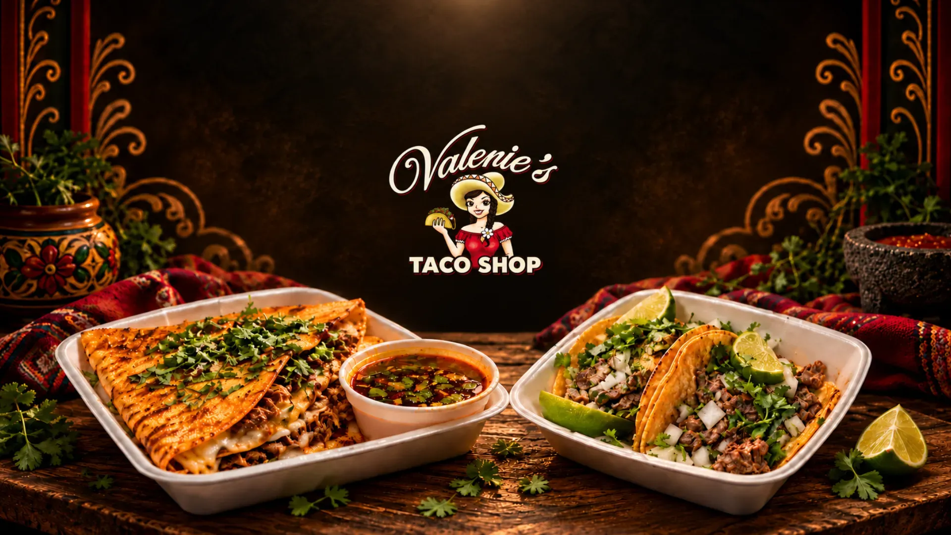 Valerie's Taco Shop - Euless - Promotional Banner