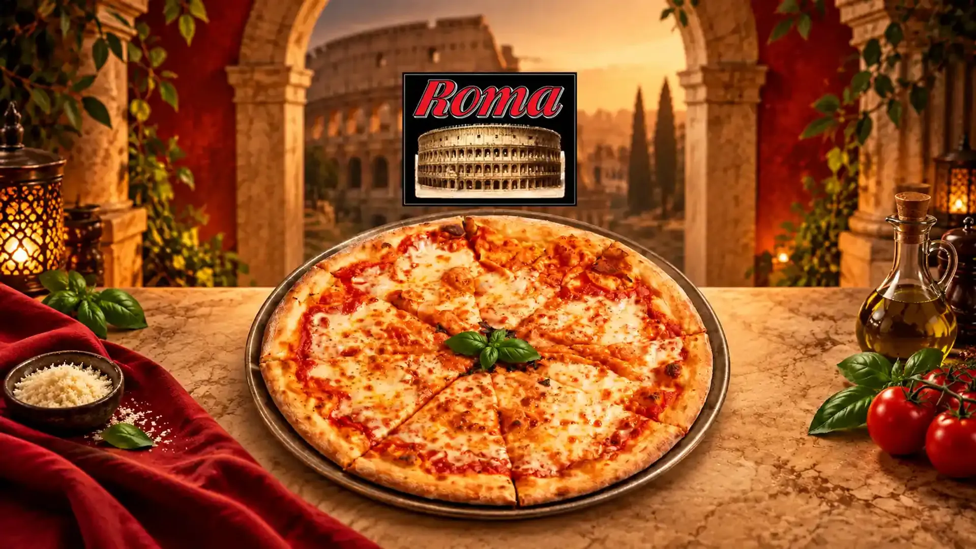 Roma Italian Restaurant - Promotional Banner