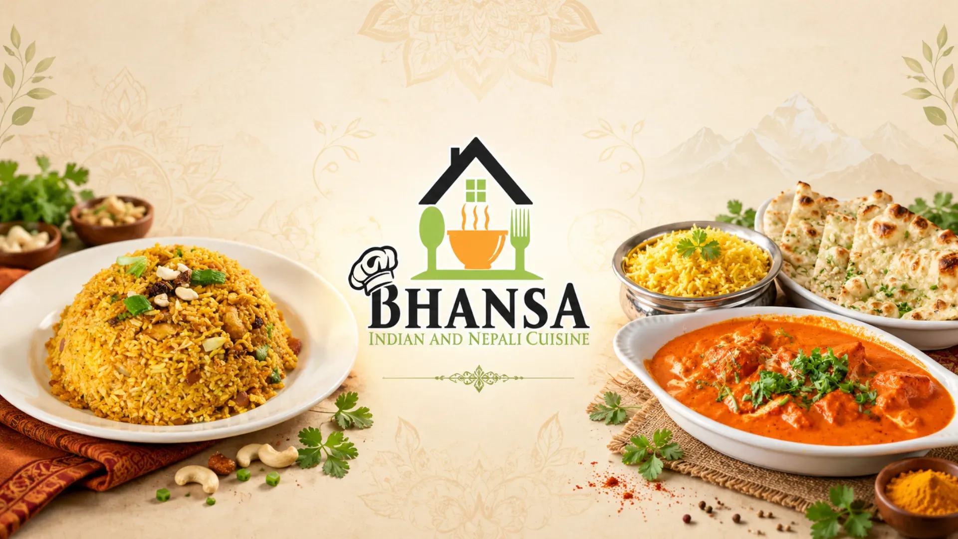 BHANSA Restaurant - Demo - Promotional Banner