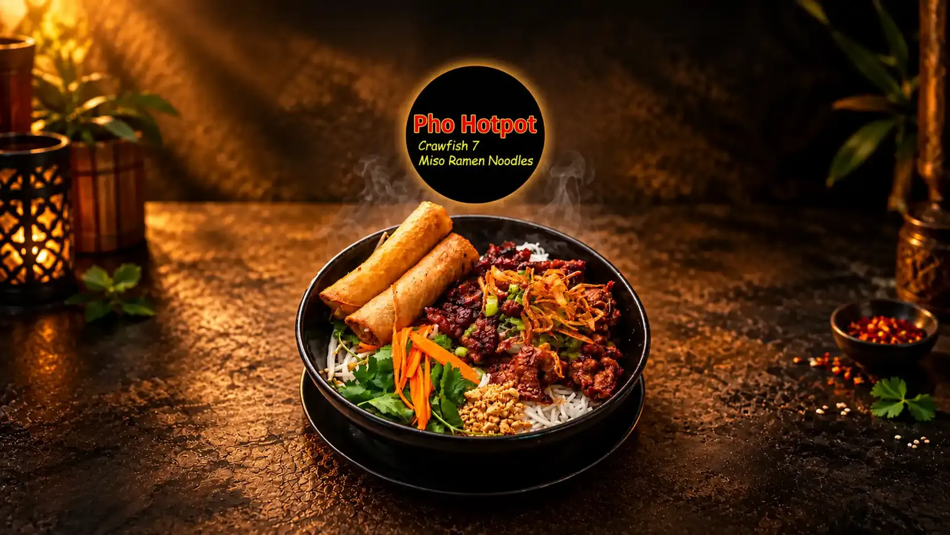 Pho Hotpot and Crawfish 7 - Promotional Banner