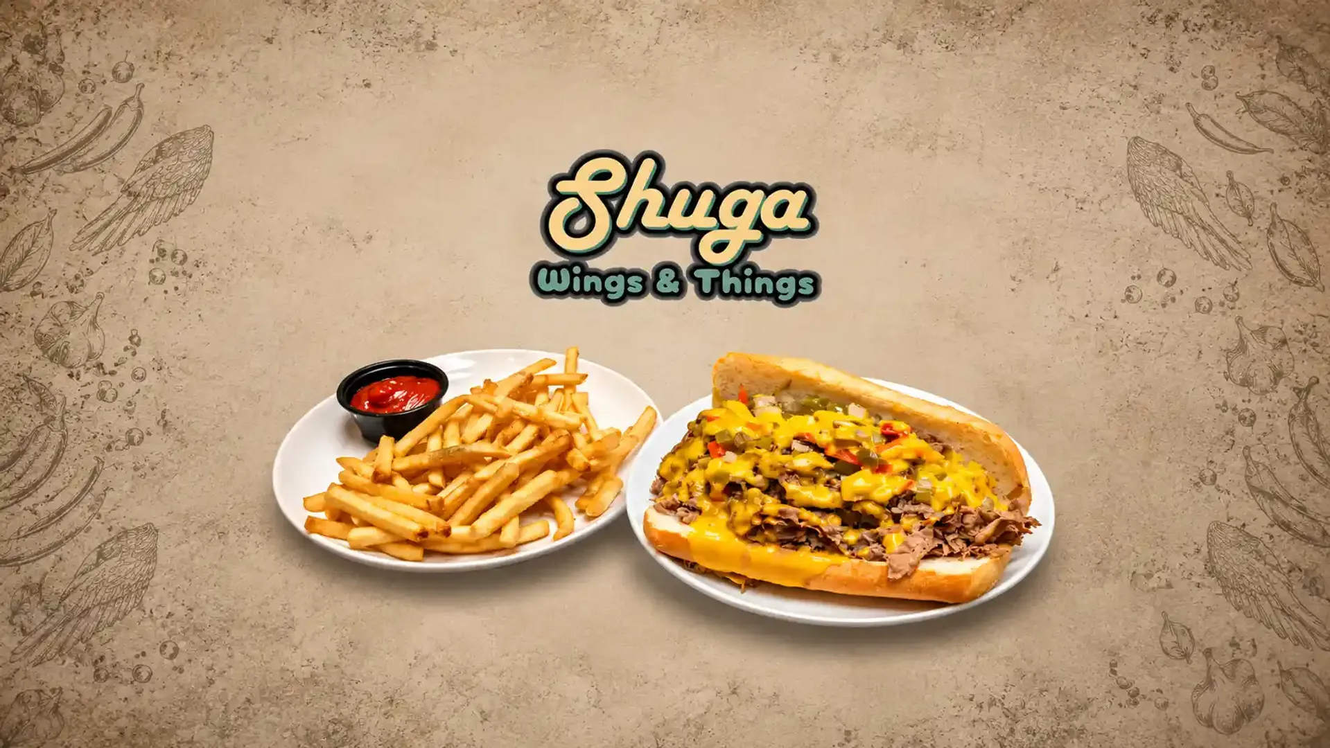 Shuga Wings & Things - Demo - Promotional Banner