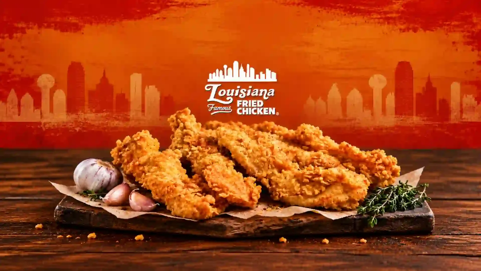Louisiana Famous Fried Chicken - Dallas - Promotional Banner