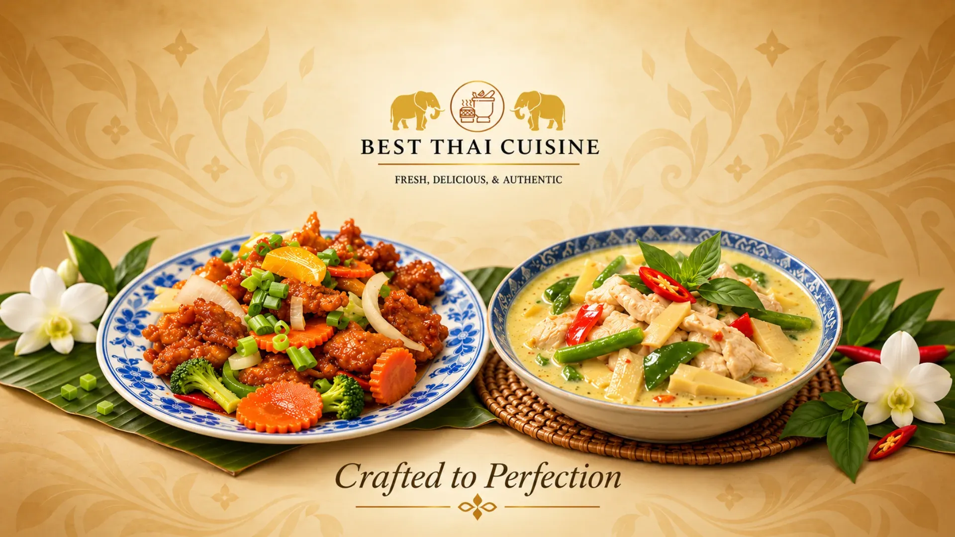 Best Thai Cuisine - Promotional Banner