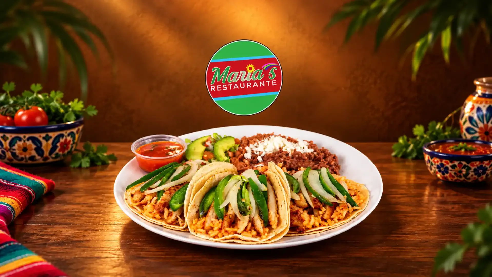 Maria's Restaurante - Promotional Banner