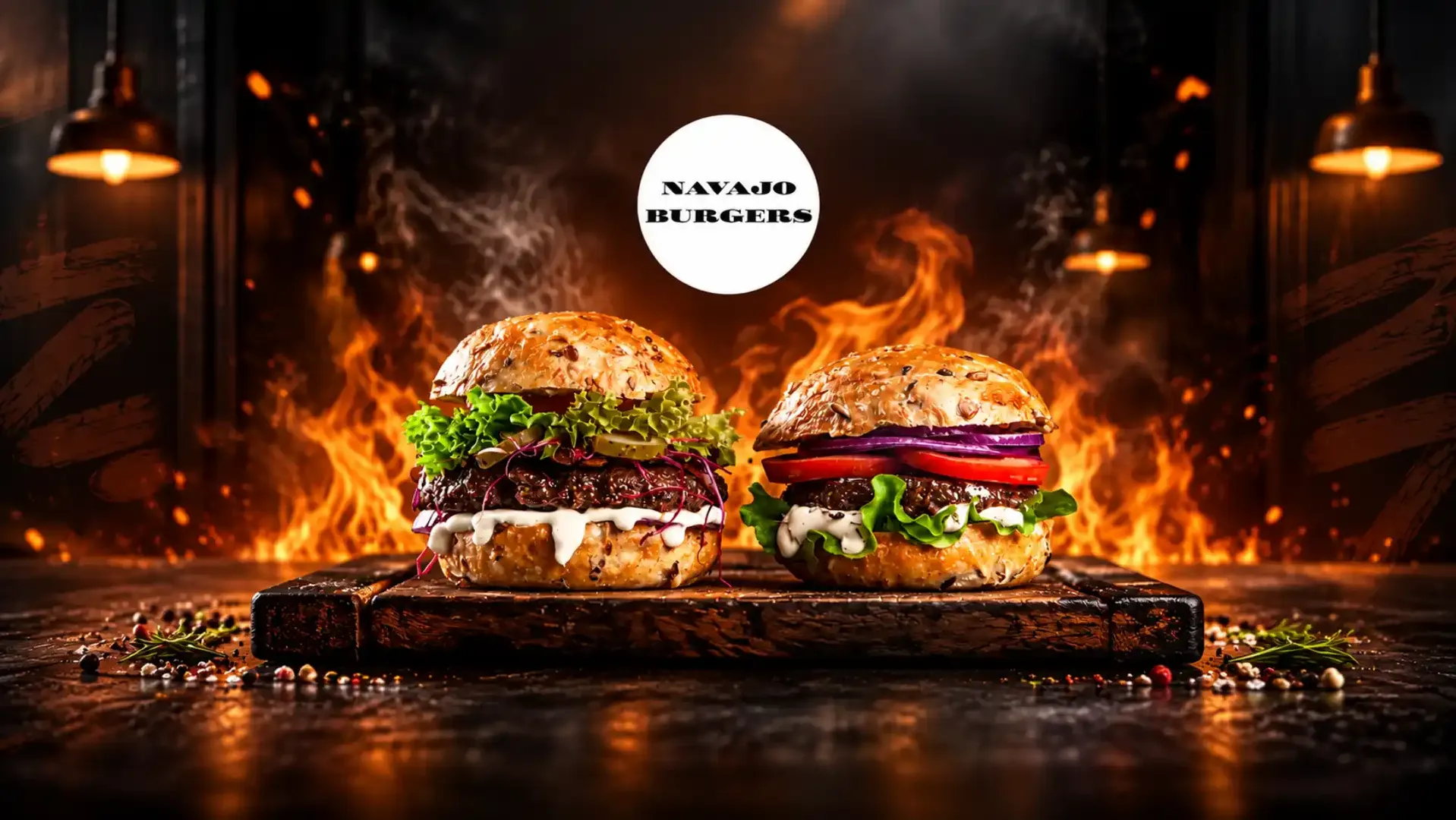 Navajo Burgers - Promotional Banner