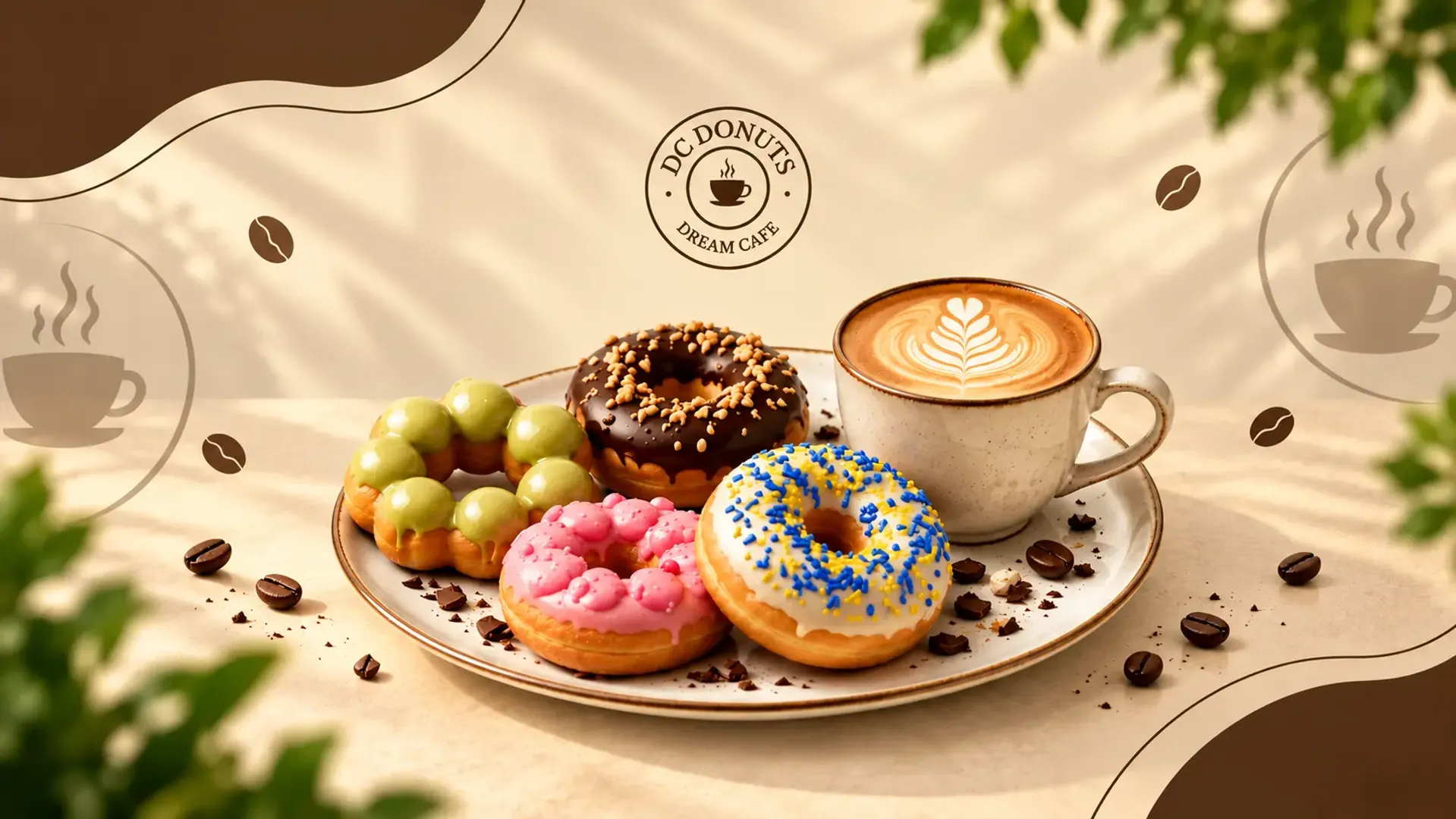 Dc Donuts Dream Cafe - Demo - Promotional Banner