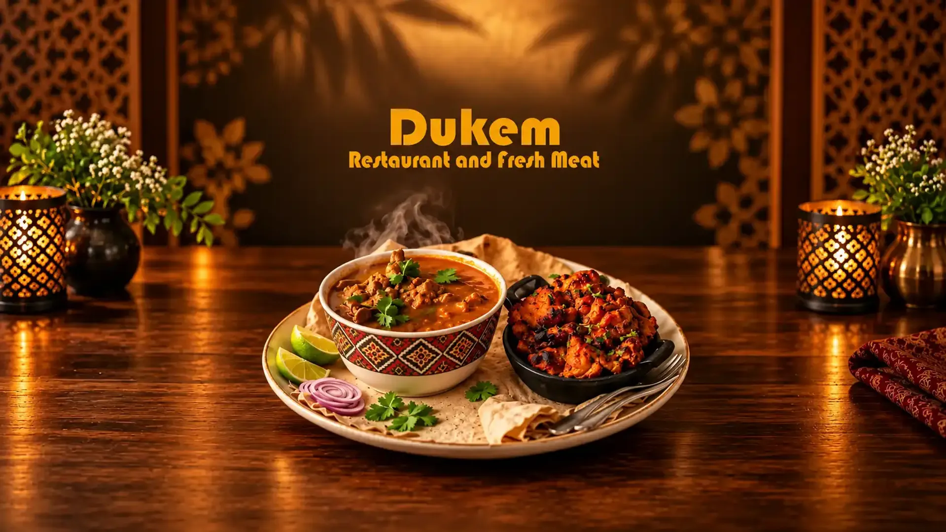 Dukem Restaurant and Fresh Meat - Promotional Banner