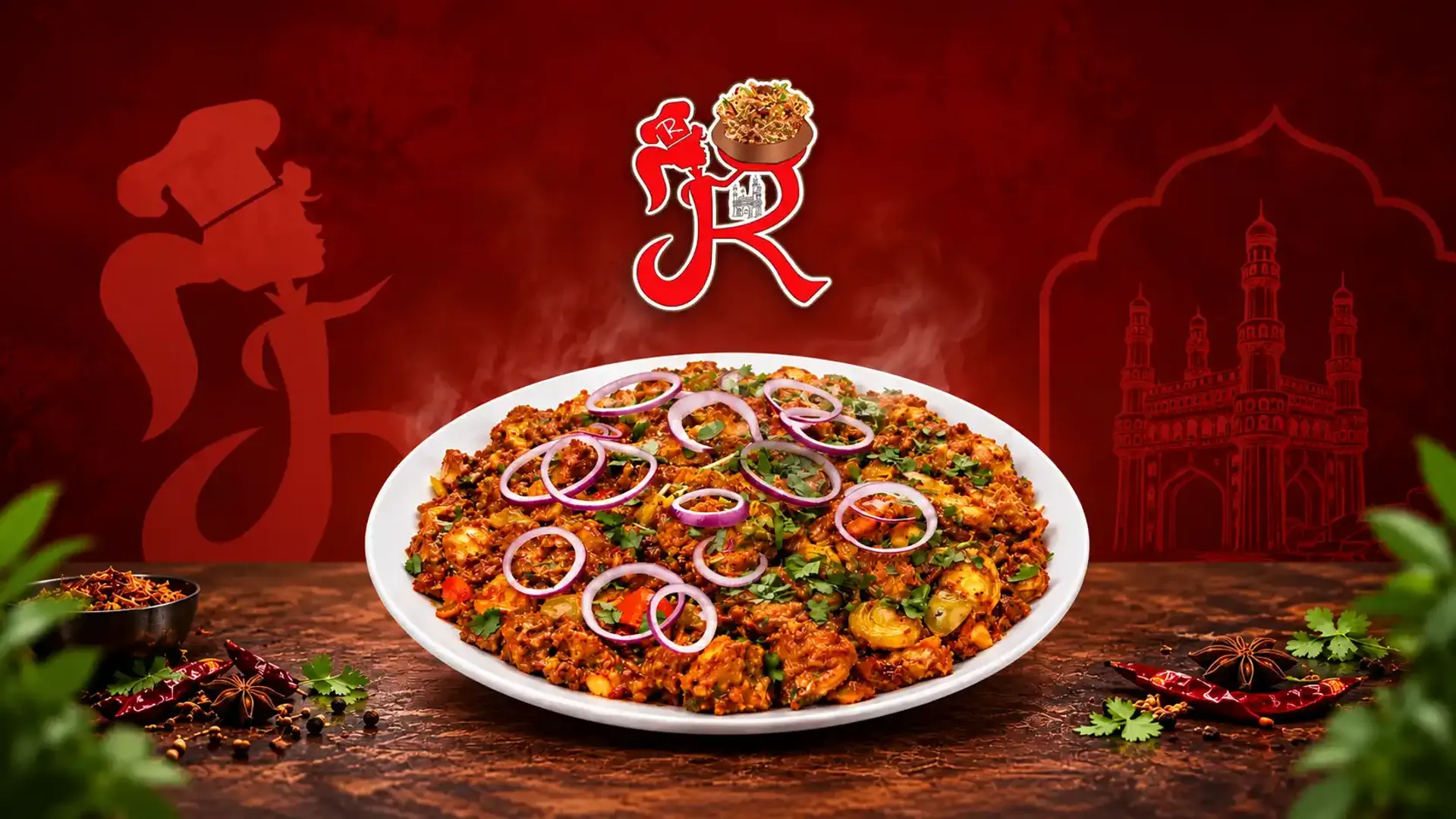 R Biryani Adda - Promotional Banner