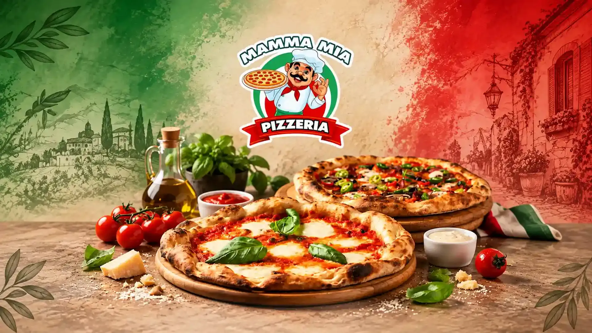 Mamma Mia Pizzeria - Demo - Promotional Banner
