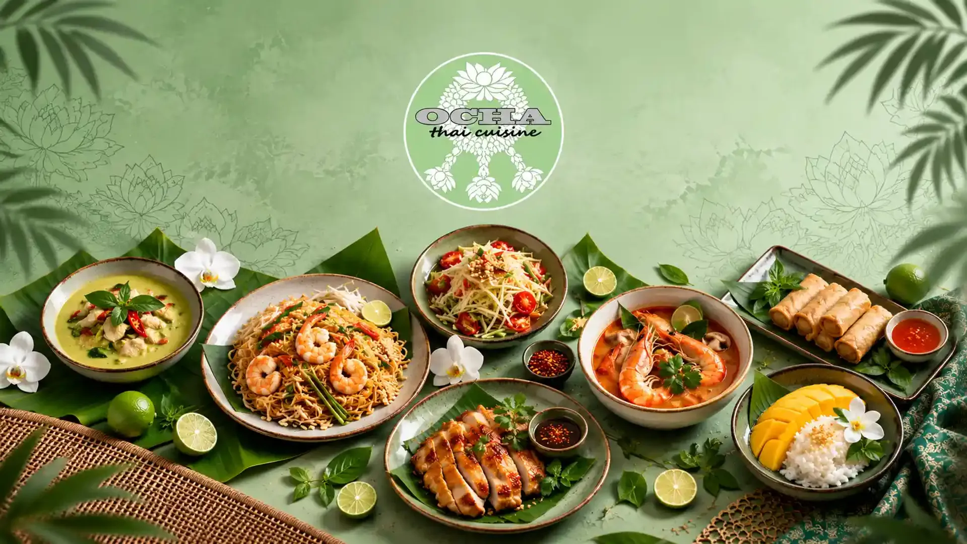 Ocha FTW Thai Cusine - Promotional Banner