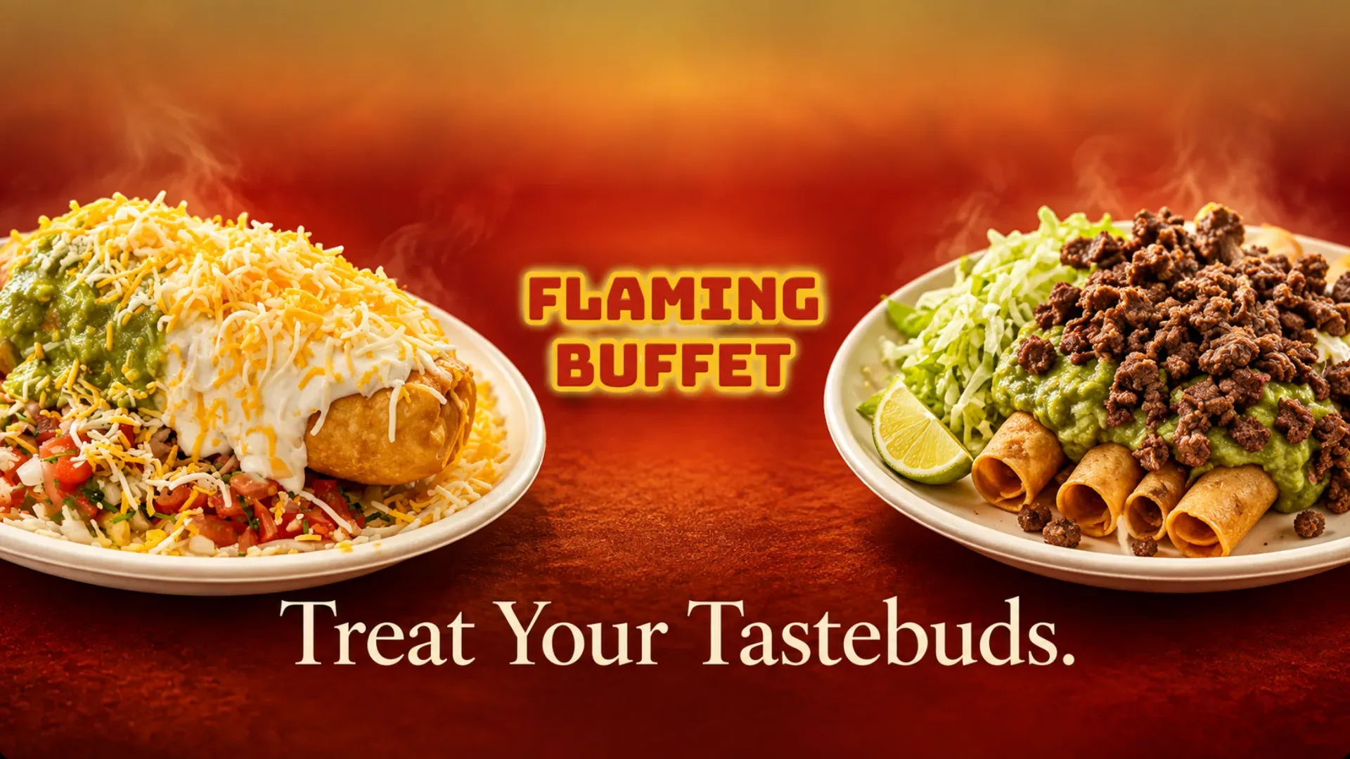 Flaming Buffet - Promotional Banner