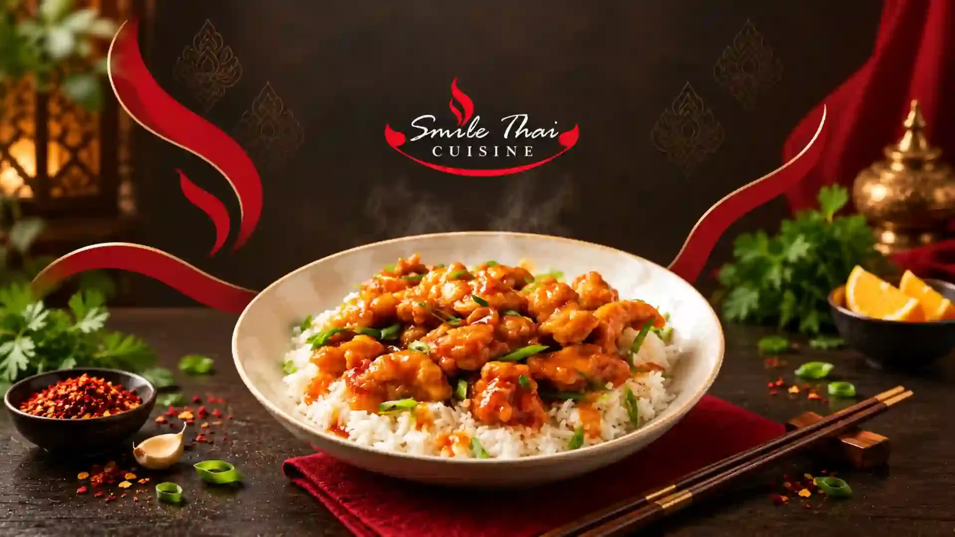Smile Thai Cuisine - Demo - Promotional Banner