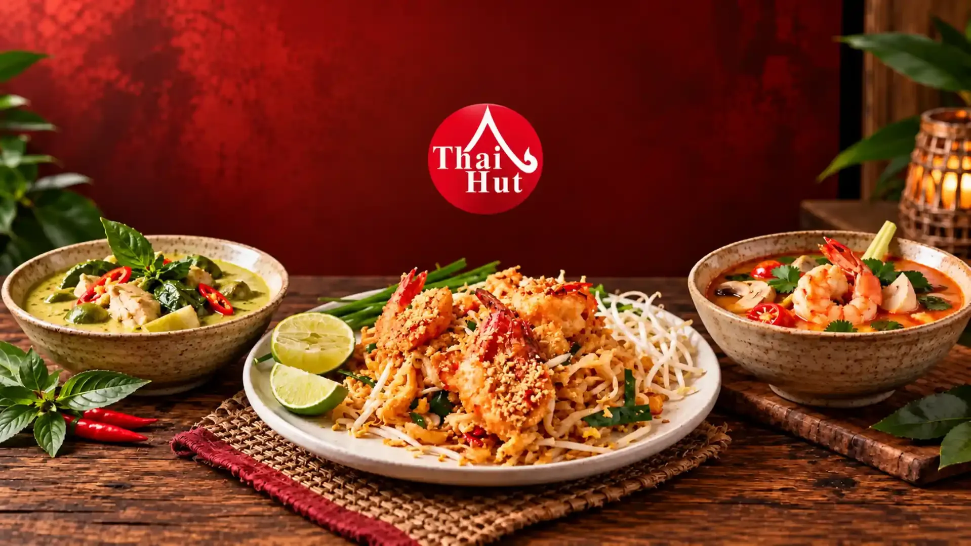 Thai Hut Authentic Thai Cuisine - Promotional Banner
