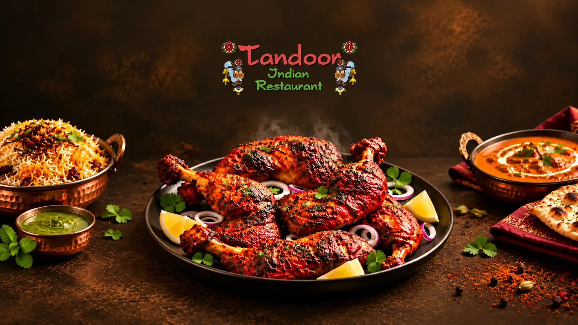 Tandoor Indian Restaurant - Demo - Promotional Banner
