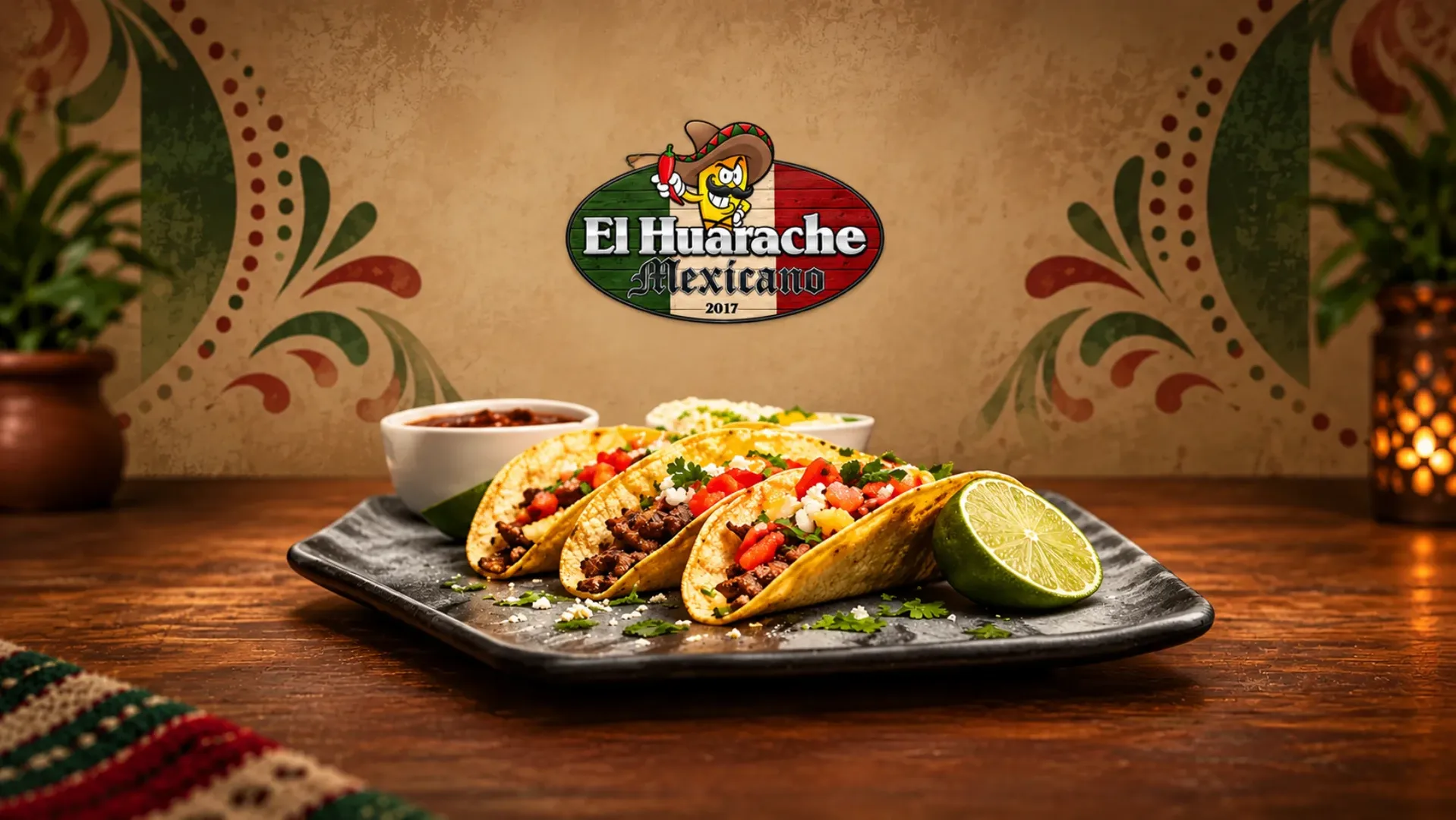 El Huarache Mexican Restaurant - Demo - Promotional Banner
