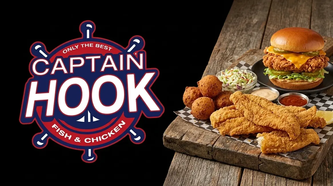 Captain Hook Fish & Chicken - Demo - Desktop Promotional Banner