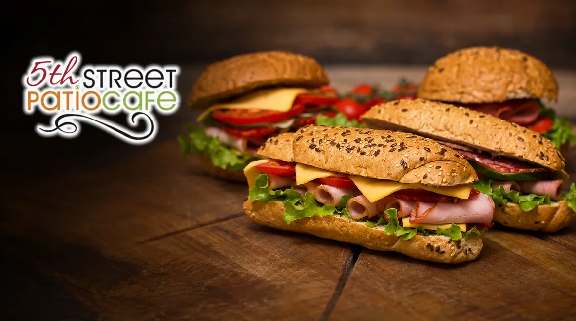 5th Street Patio  Cafe - Desktop Promotional Banner