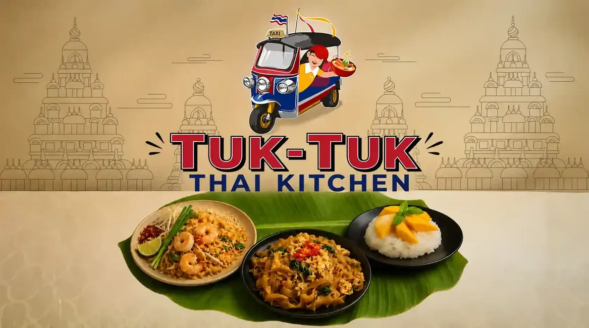 Tuktuk Thai Kitchen - Demo - Desktop Promotional Banner