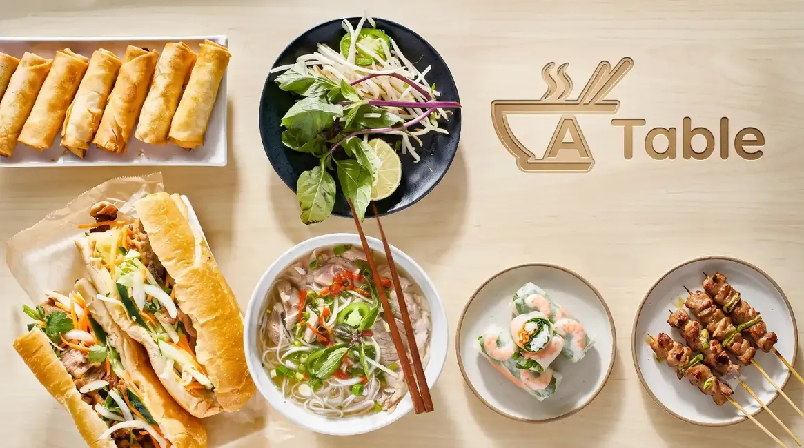 A Table (Old Cafe China & Pho) - Desktop Promotional Banner