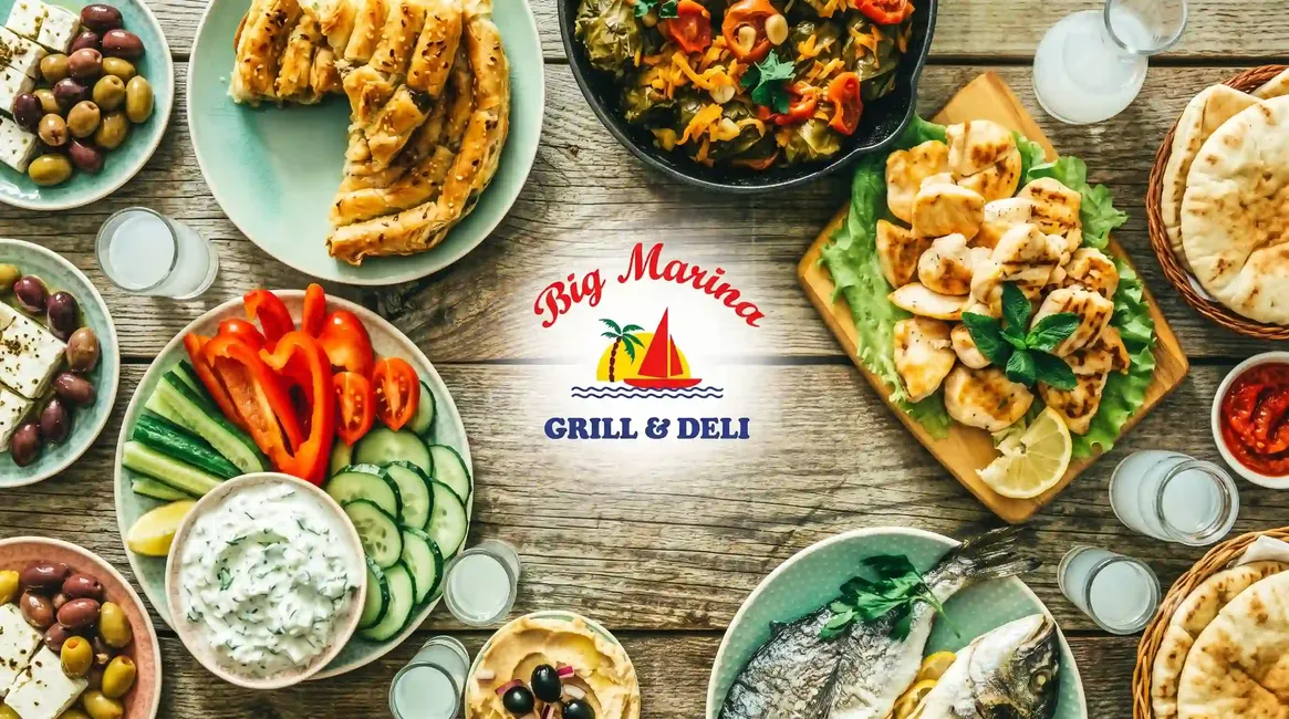 Big Marina Grill and Deli - Demo - Desktop Promotional Banner