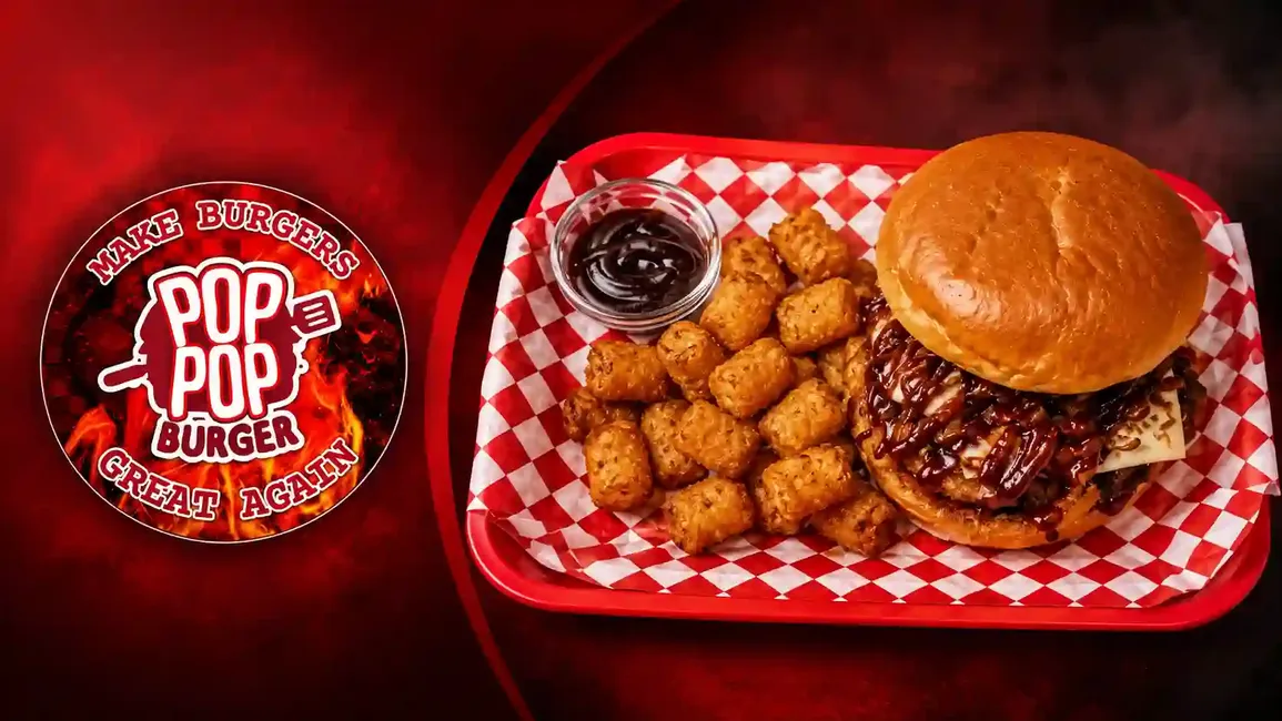 Pop Pop Burgers - Desktop Promotional Banner