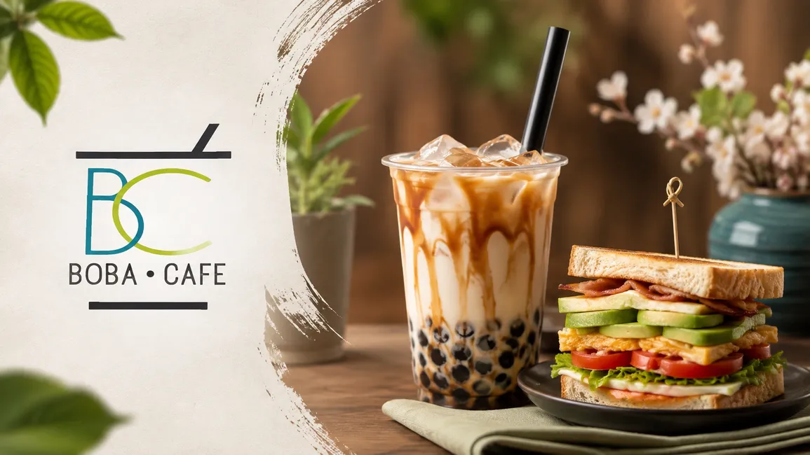 Boba Cafe - Desktop Promotional Banner
