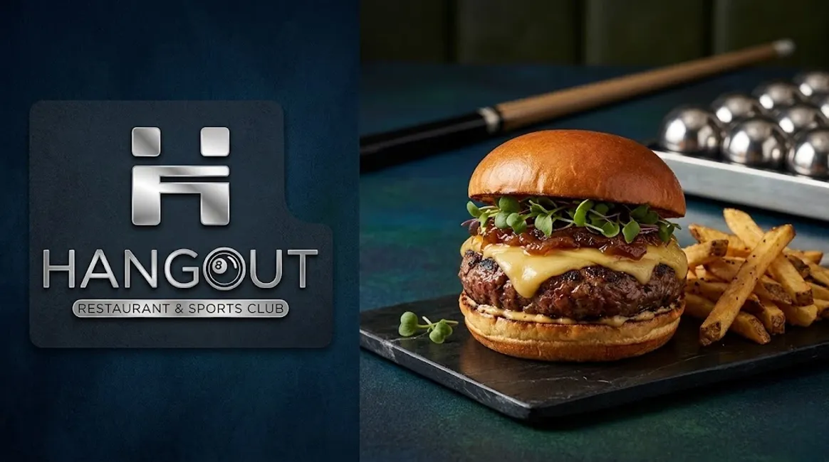 Hangout Restaurant Sports Club - Desktop Promotional Banner