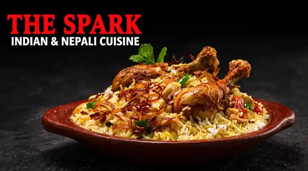 The Spark Indian and Napali Cuisine - Desktop Promotional Banner